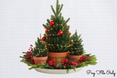 Christmas Tree Arrangement Decoration Clipart PNG Product Image 1