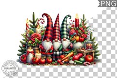 Christmas Gnome Sublimation - Clipart PNG Design Product Image 1