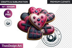 Dreamy Love Assets Vintage Valentine Graphics PNG clipart Product Image 1