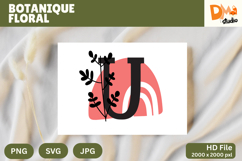 Botanique Floral Monogram Product Image 1