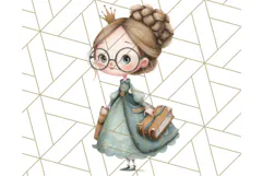 Fairy Tale Clipart PNG Magical Dress-Up Characters Product Image 4