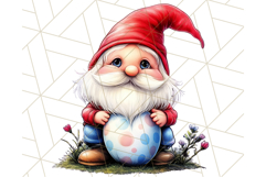 Easter Gnome PNG, Spring Bunny Clipart, Cute Digital Art Product Image 4