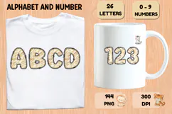 Safari Alphabet PNG - Letters & Numbers Clipart 300 DPI Product Image 6
