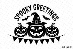 Spooky Greetings Svg | Halloween Svg | Svg Cut Files Product Image 1