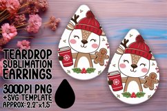 Gorgeous Teardrop Design for Sublimation , Christmas Product Image 1