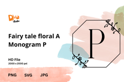 Fairy Tale Floral Monogram Product Image 1