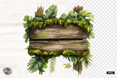 Summer Tropical Blank Signs Clipart Product Image 1