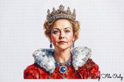 Royal Christmas Clipart Sublimation PNG Product Image 1