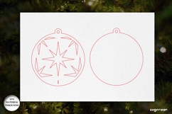 Christmas Nativity Ornament Bundle | Laser Cut | SVG Product Image 16