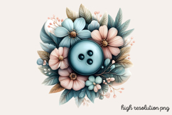 Vintage Antique Sewing Clipart PNG Product Image 1