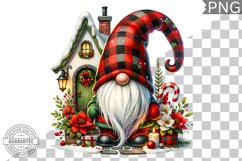 Christmas Gnome Sublimation - Clipart PNG Design Product Image 1