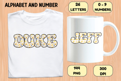 Construction Alphabet Letters &amp; Numbers Clipart PNG 300DPI Product Image 6