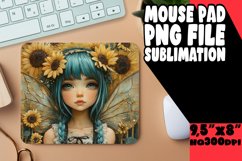 BRIGHT MOUSE PAD SUBLIMATION STYLE, Fairy Product Image 1