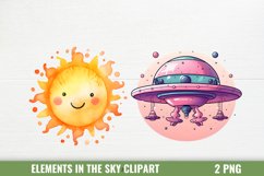 Elements In The Sky And Space Clipart Product Image 1