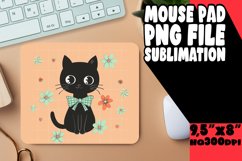 Artistic Cat Mouse Pad for PNG Product Image 1