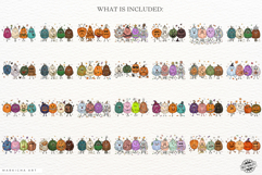 Cartoonish Halloween Pumpkins PNG Product Image 4