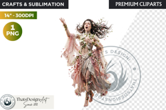 The Vernal Rebirth Dark Fantasy Spring Clipart Product Image 1