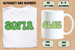 Polka Dots Alphabet Letters &amp; Numbers Clipart PNG 300DPI Product Image 6