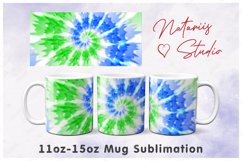 TIE DYE Mini Bundle - Sublimation - Tumbler, Mug, Coaster Product Image 3