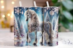 Christmas Horse Tumbler Wrap | Sublimation | Tumblers Product Image 1