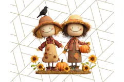 Scarecrow Festival Friends PNG Clipart Product Image 4