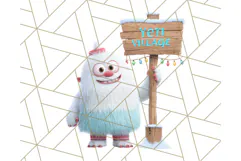 Holiday Yeti Village PNG Clipart, Cute Winter Clip Art Product Image 4