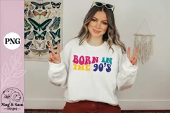 Born in the 90s PNG | Nineties SVG Cut Files for Crafters Product Image 1