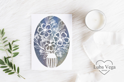 Flowers Cards for Silhouette &amp; Cricut SVG Product Image 1