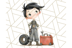 Cute Career Clipart Watercolor Professions Clip Art for Kids Product Image 4