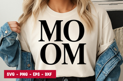 Mom Typography Bold SVG PNG Product Image 1