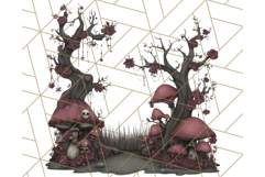 Gothic Halloween Clipart Dark Aesthetic PNG, Halloween Png Product Image 4