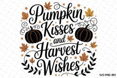 Pumpkin Kisses Svg | Halloween Svg | Svg Cut Files Product Image 1