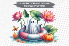 Halloween Ghost - Halloween clipart Sublimation PNG Design Product Image 1