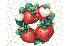 Strawberry Fruit PNG Clipart, Adorable Kawaii Characters Png Product Image 4