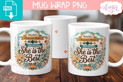 Funny Mom Mug Wrap sublimation PNG, Mother's day mug Product Image 3