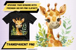 Whimsical Watercolor Beast Sublimation Illustration - PNG Product Image 1