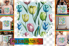Dazzling TOTE BAG Art Ideas, Flower Pattern Product Image 1