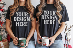 Bella Canvas 3001 Couple Mockup , BC3001 Couple mockup Product Image 1