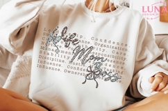 Mom Wife Boss png, Mom png, leopard mama png, Funny Saying Product Image 2