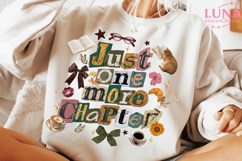 Just One More Chapter Png, Sublimation Design, Bookish Png Product Image 2