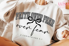 Faith Over Fear Png, Jesus Svg, Christian Shirt Png, Bible Product Image 2