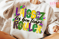 Glitter Laissez Les Bon Temps Rouler png, Coquette Mardi Png Product Image 3