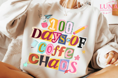 Happy 100 Days of School Png, 100 Days of School PNG Product Image 2