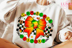 Black History Month PNG, My History Is Strong, Afro American Product Image 2