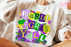 Mardi Gras Y’all PNG, Let the Good Times Roll PNG Product Image 2