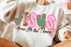 Jesus loves me this I know Png, Valentine Png, Valentine Png Product Image 3