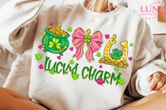 Lucky Charm Png, Blessed Vibes Png, Not Lucky Simply Blessed Product Image 2