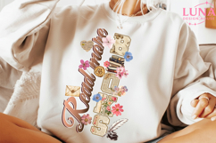 Read More Books PNG, Cute Bookish Design Product Image 2