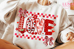 Love Png, Preppy Valentine Png, loved valentine png Product Image 3