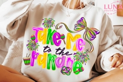Take Me To The Parade PNG, Mardi Gras PNG, Fleur De Lis PNG Product Image 2
